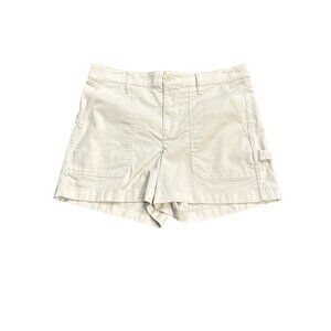 J.Crew Women's Chino Re-Imagined Shorts Size 10 Beige Cargo NWOT